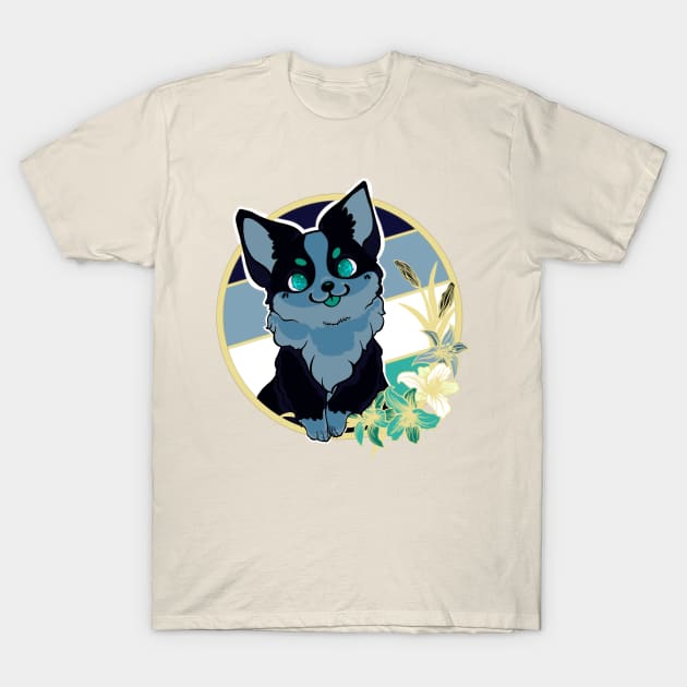 AroAce Corgi T-Shirt by ThBlkBirdDaliah